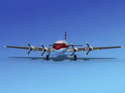 Boeing B307 Stratoliner Corporate 2 3D model