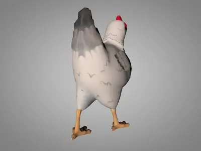 Chicken Low-poly 3D model
