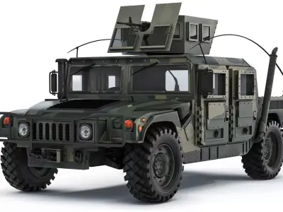 HMMWV M1165A1 2015 3D model