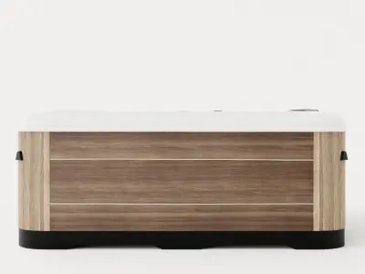 Luxouz Light Spabad 73 Jets 5 Pers Low-poly 3D model