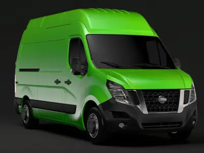 Nissan NV 400 L2H3 Van 2017 3D model