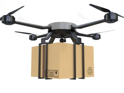 Cargo Drone 3D model