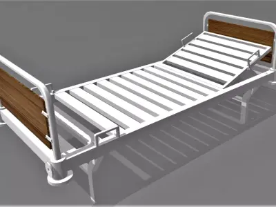 Hospital bed Free 3D print model