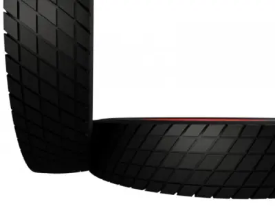 Vintage Classic Sport Tire 3D model