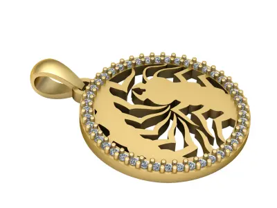 ZODIAC INSECT PENDANT 3D PRINTABLE MODEL 3D print model