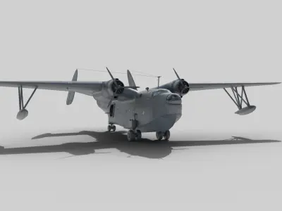 Martin PBM-3 Mariner 3D model