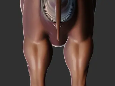 Daspletosaurus base mesh Low-poly 3D model