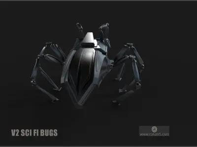 V2 SCI FI BUGS 3D print model