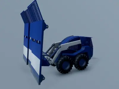 Riot Control Vehicle Low-poly 3D model