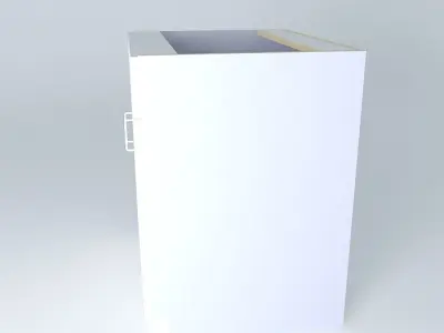 S2D1FDHC cabinet with wooden top Free 3D model