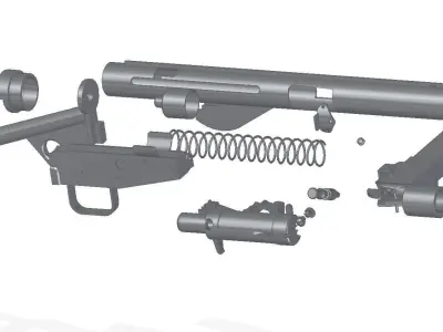 STEN MkIII 3D model