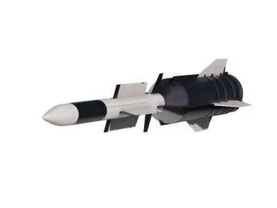 Aster 30 anti-aircraft missiles 3D model