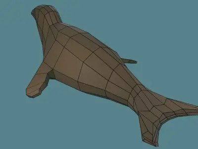 Low Poly Seal Free low-poly 3D model