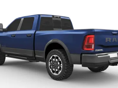 RAM Heavy Duty 2025 Low-poly 3D model