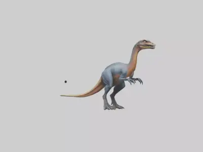 Therizinosaurus model Low-poly 3D model