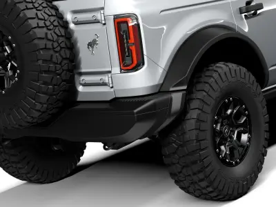 Ford Bronco Badlands 4door 2021 3D model purchase