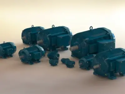 Weg electric motors Free 3D model