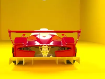 ZONDA sports car Free 3D model