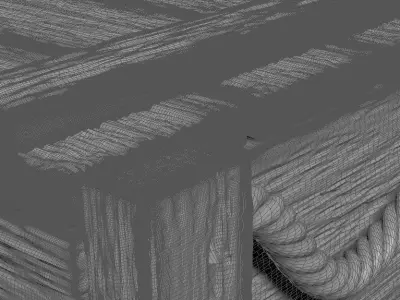 Caja de madera 3D print model