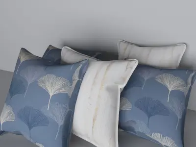 Pillows cat lying Free 3D model