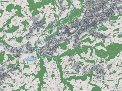 St Gallen City Switzerland 3D model