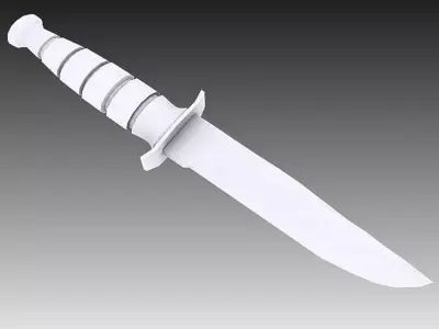 KA-BAR Knife 3D model