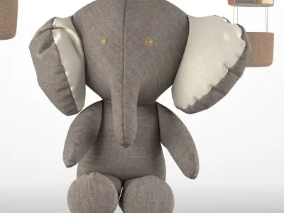 Baby Mobile Toy 2 3D model