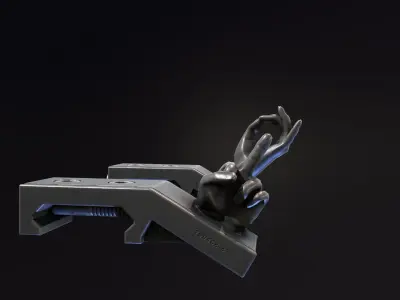 Very Polite Iron Sights Free low-poly 3D model