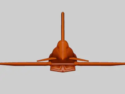 Modern Fighter Jet - Eurofighter Typhoon 3D print model