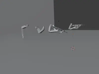 M4A4 PUBG Gun Free 3D model