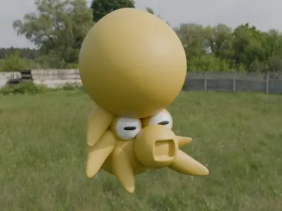 legendary octopus 3D model