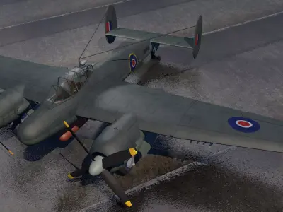 Bristol Brigand TF1 3D model