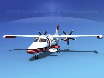Dreamscape AF-46 Turbo Star Executive V12 3D model