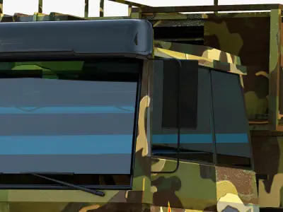 Military truck SX2110 3D model