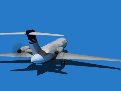 Boeing 7X7-1 Jet Fan V102 3D model