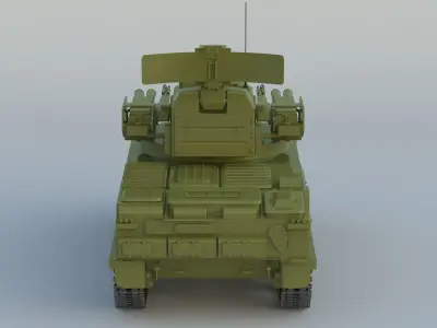 2K22 Tunguska SA-19 Grison 3D model
