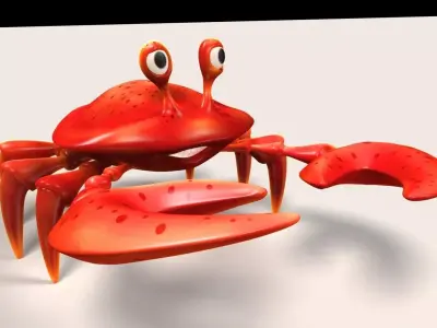 cartooncrab crab 3D model