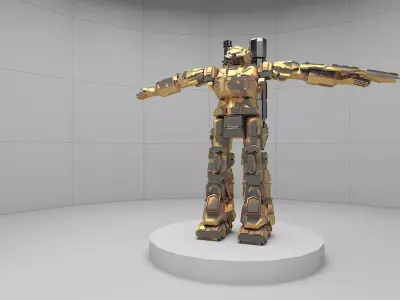 transformers characters 3d model Low-poly 3D model
