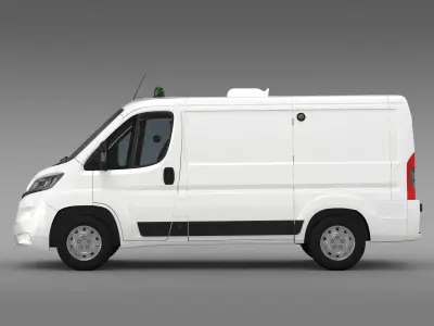Peugeot Boxer Collection Services 2017 3D model