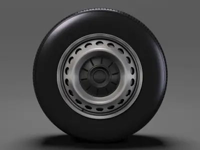 MAN TGE Chassi wheel 2018 3D model