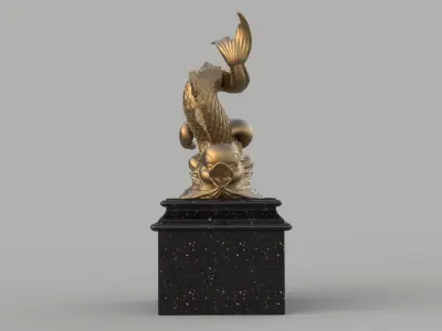 Ao Fish sculpture 3D model