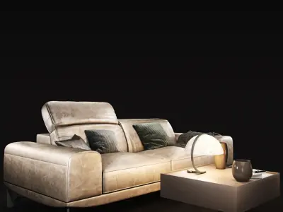 Sofa Natuzzi Italo part 3D model