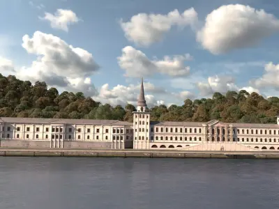 Kuleli Askeri Lisesi - Kuleli Military High School 3D model