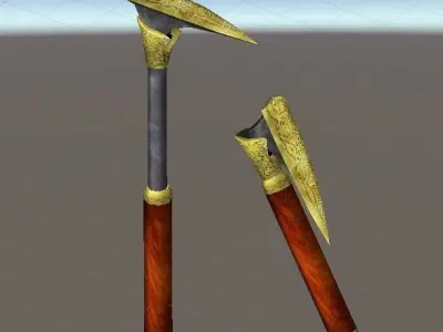 Gimmick weapons Low-poly 3D model
