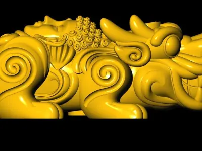 Pixiu Face Bracelet-Unicorn bracelet T07 3D print model