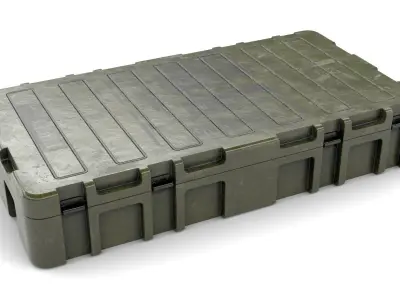 Military Weapon Case Low-poly 3D model