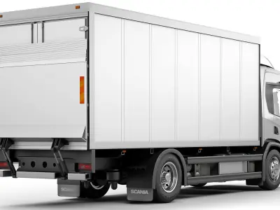 Truck P500 lorry truck 2018 3D model