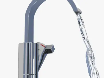 Bristan Chill Floor Mounted Bath Filler 3D model