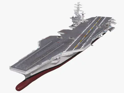 USS Dwight D Eisenhower CVN 69 3D model