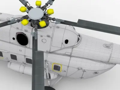 Mil Mi-17 3D model 3D model